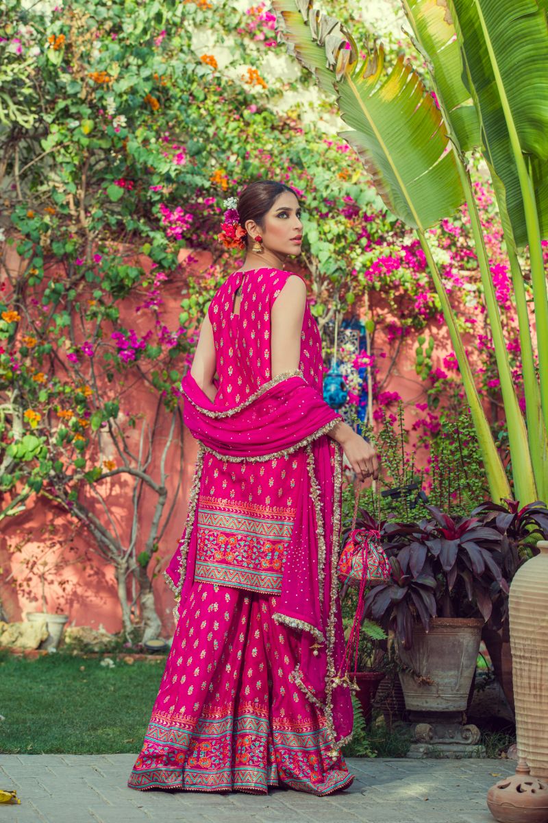 Yasmin Zaman - Miral - Hot Pink - 3 Piece