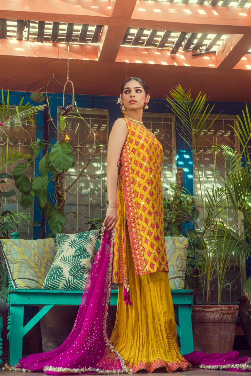 Yasmin Zaman - Sabrina - Yellow - 3 Piece
