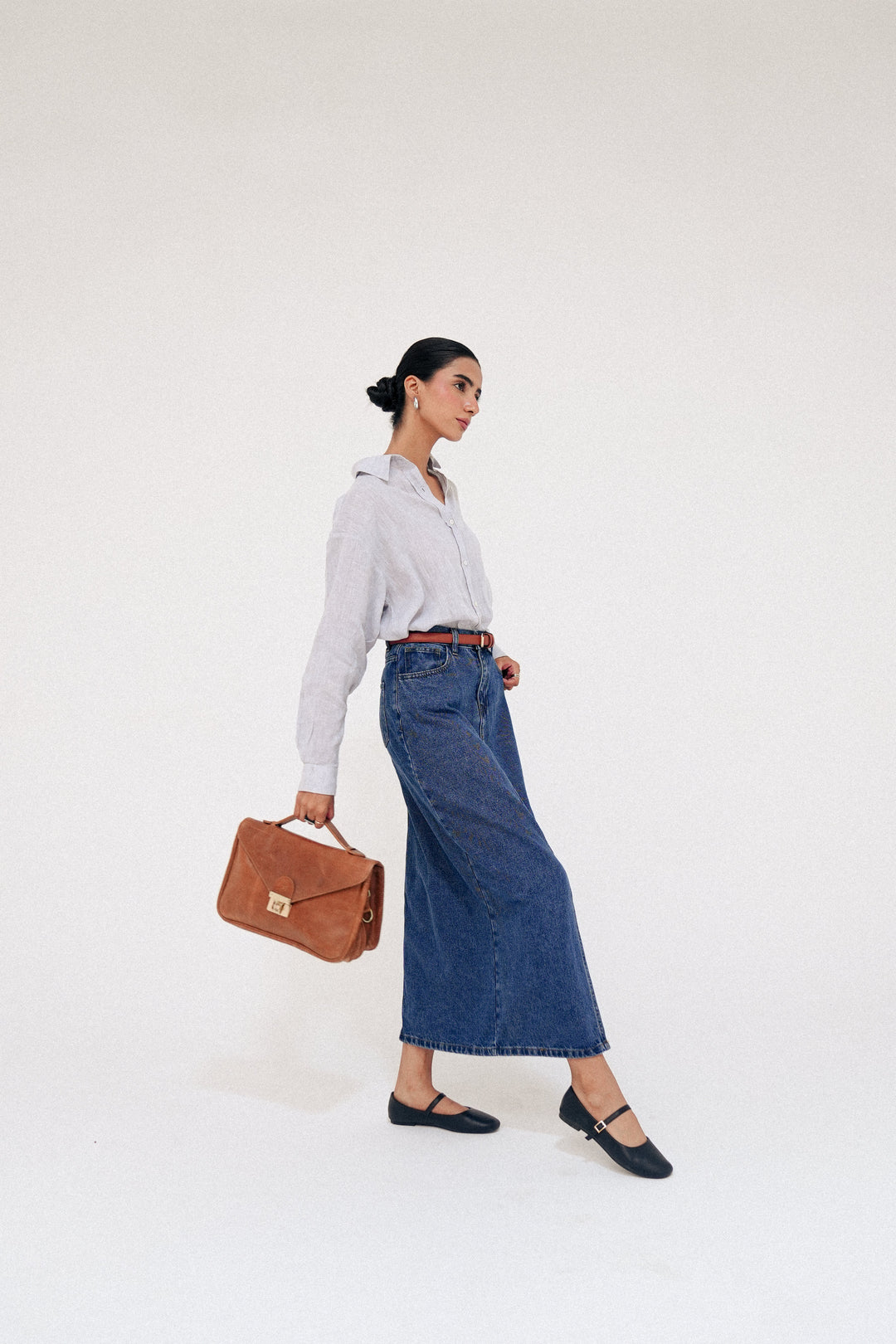 Zahraas Atlas unisex Crossbody Brown - Studio by TCS