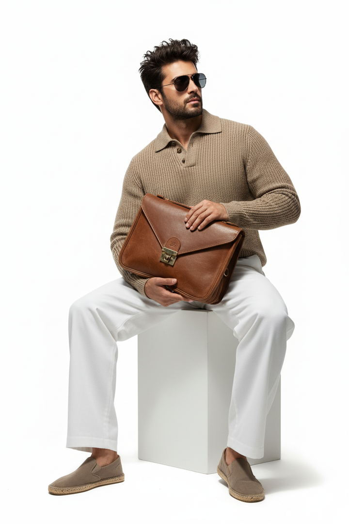 Zahraas Atlas unisex Crossbody Brown - Studio by TCS