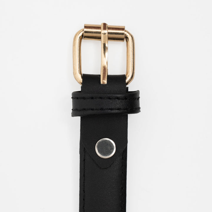 Zahraas Chic Leather ladies Belt Black