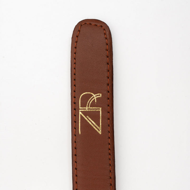 Zahraas Chic Leather ladies Belt Brown