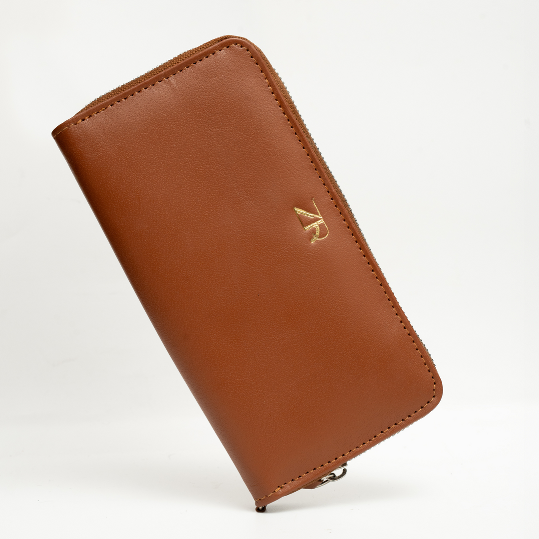 Zahraas Elegance Ladies Wallet Brown