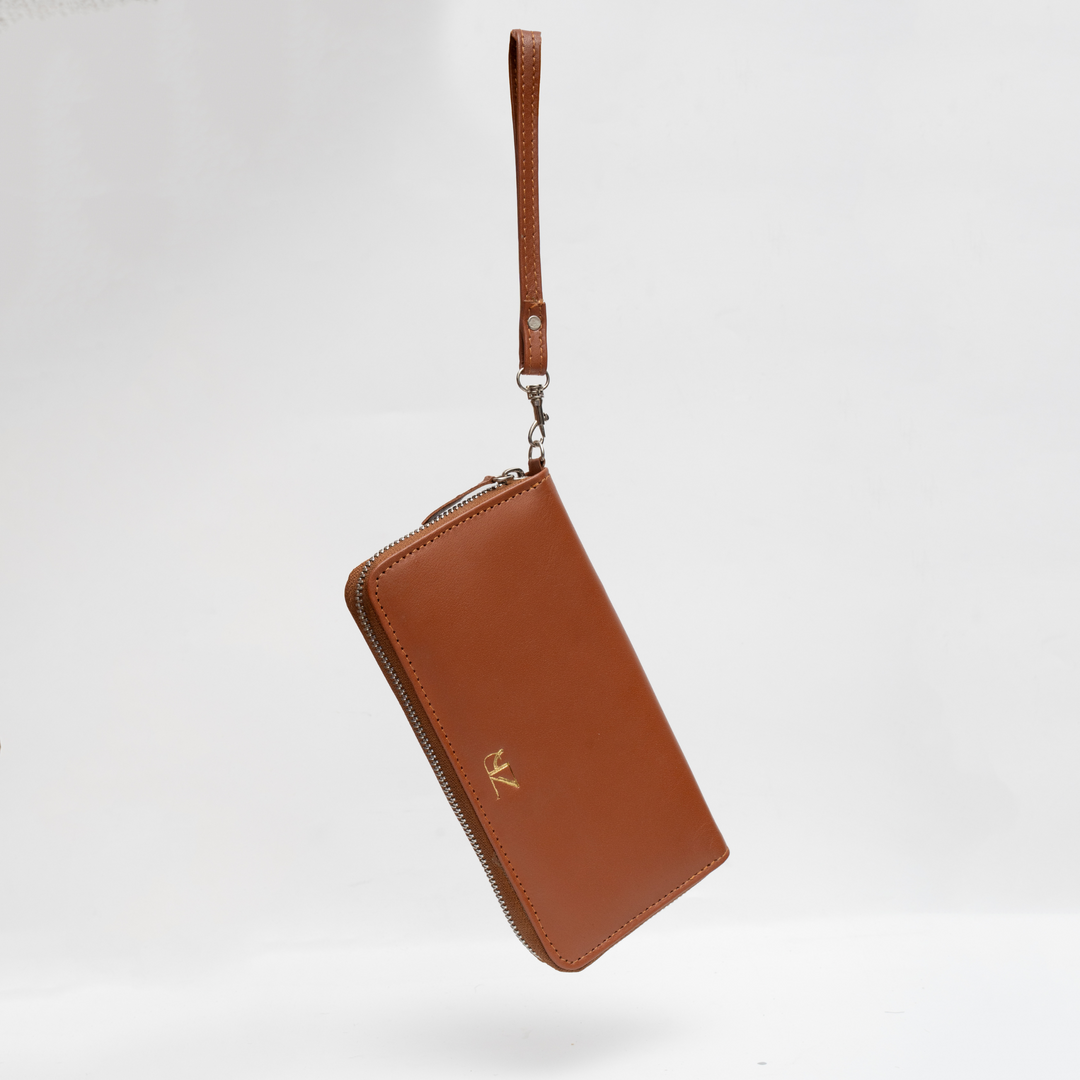 Zahraas Elegance Ladies Wallet Brown