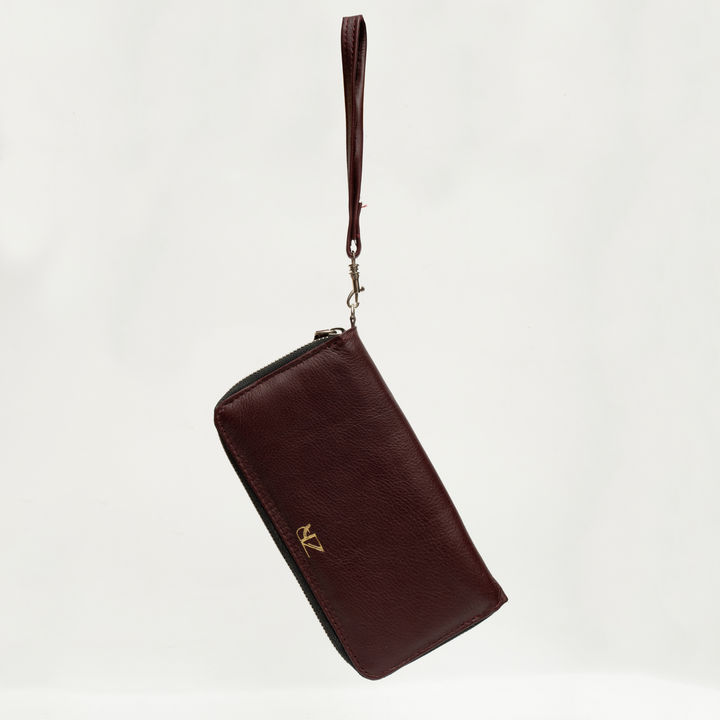 Zahraas Elegance Ladies Wallet Maroon