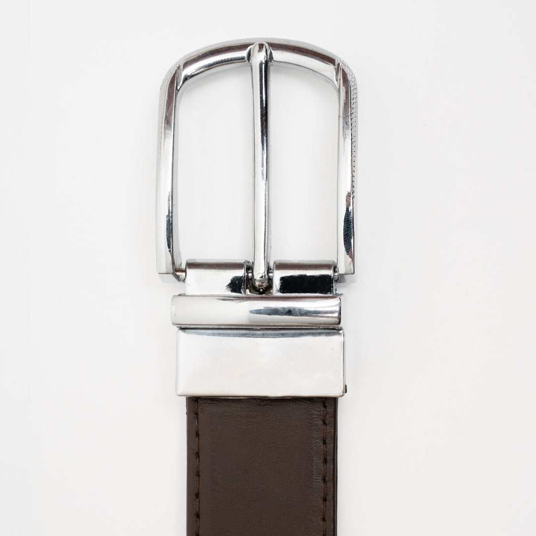 Zahraas Reversible Leather Belt - Black and Brown - Studio by TCS