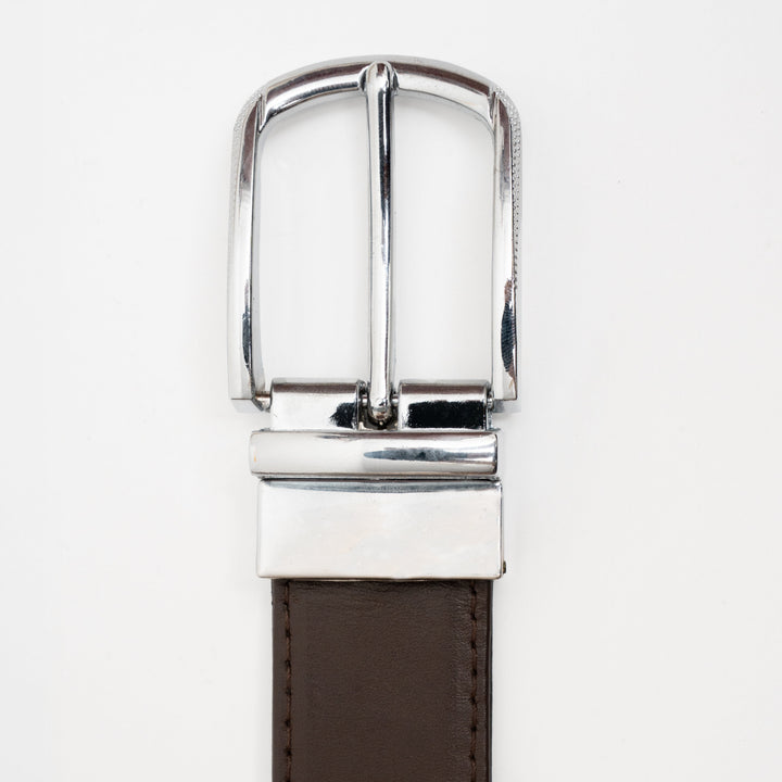 Zahraas Reversible Leather Belt - Black and Brown - Studio by TCS