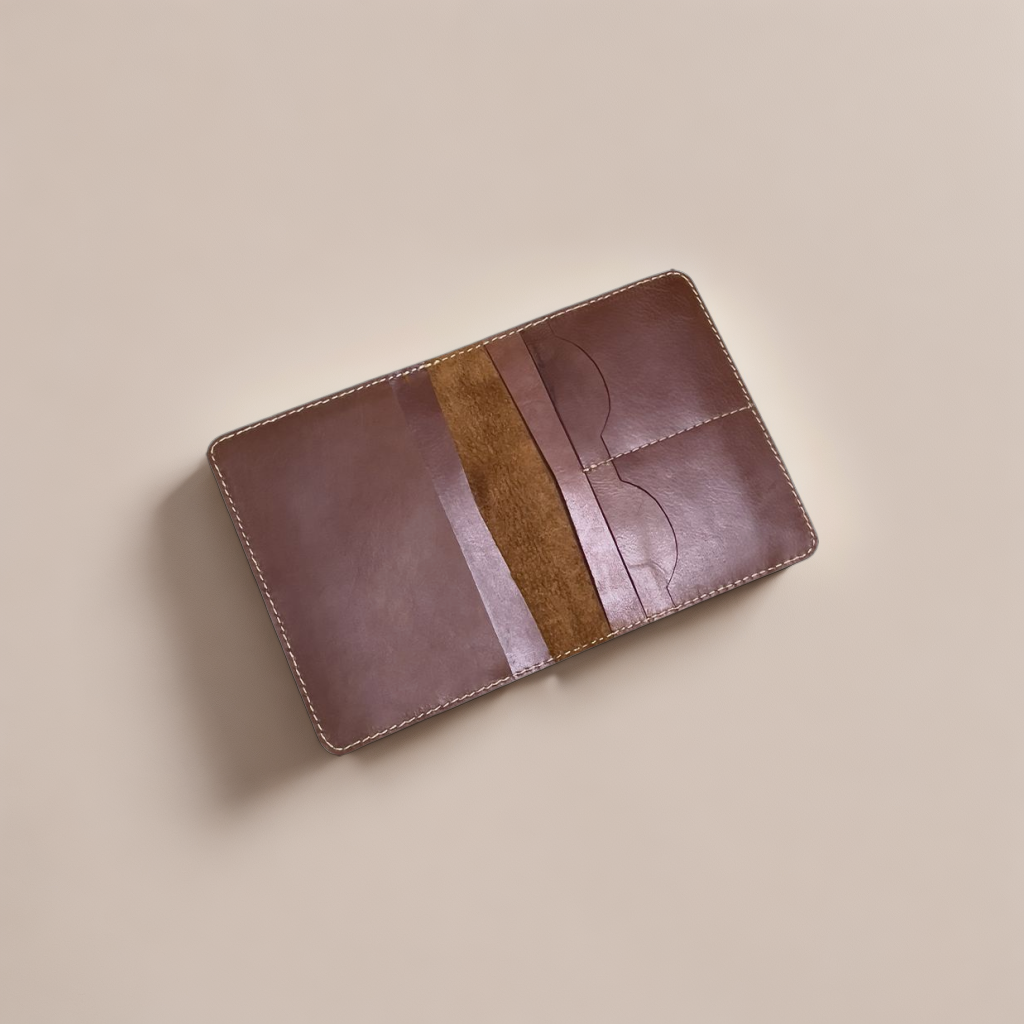 Zahraas Rustic Leather Passport Cover/Holder