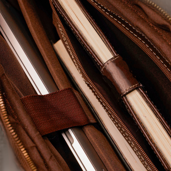 Zahraas The Commuter Laptop Bag Brown