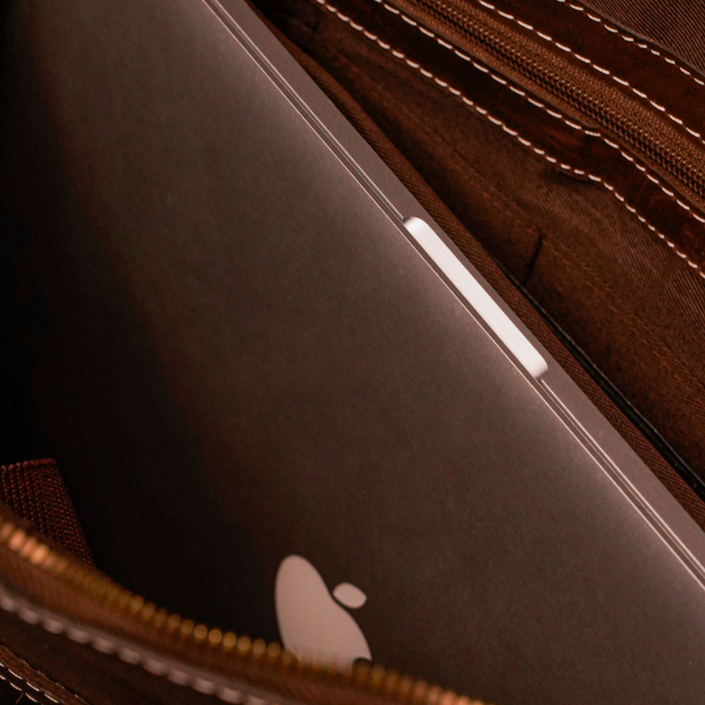 Zahraas The Commuter Laptop Bag Brown
