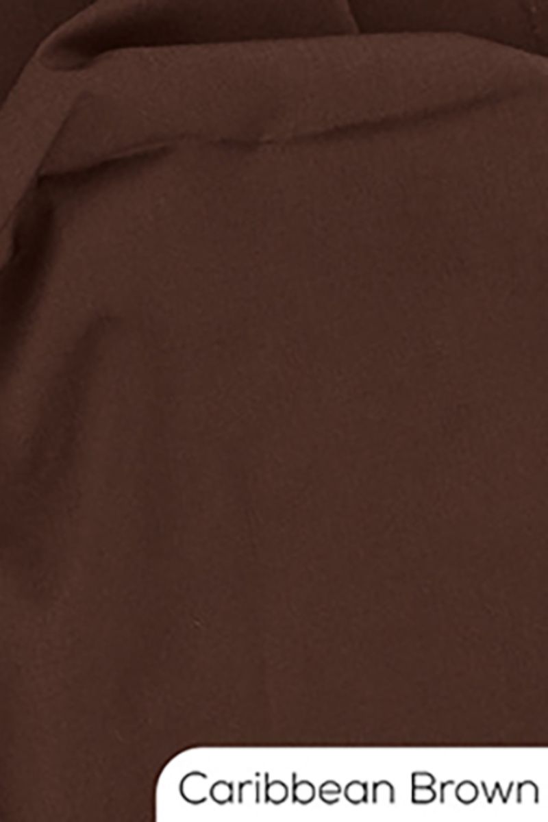 Zarar - Caribbean Brown (Cotton Delight) - Unstitch - 1 Piece