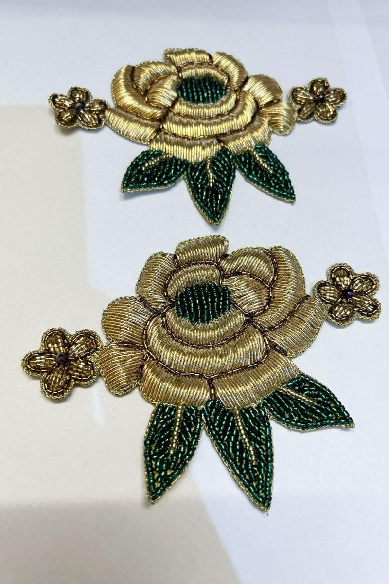 Chapter 13 - Golden Gulab Motif - Golden - Studio by TCS
