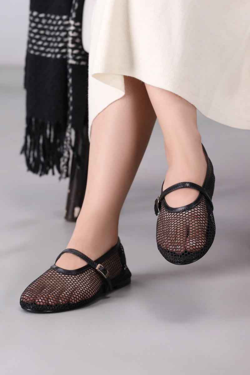 JootiShooti - Ink Breeze Mesh Mary Jane