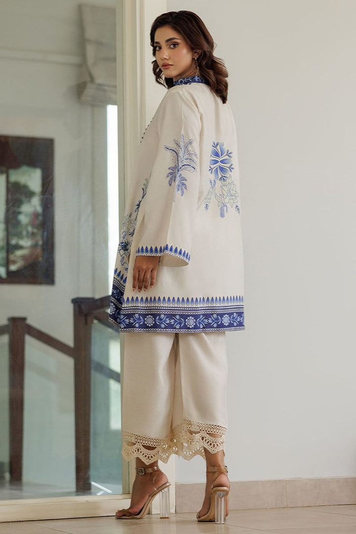 Deepak Perwani - Azure - Korean Silk - 2 Piece