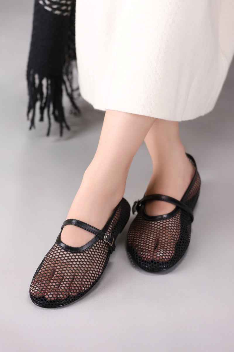 JootiShooti - Ink Breeze Mesh Mary Jane