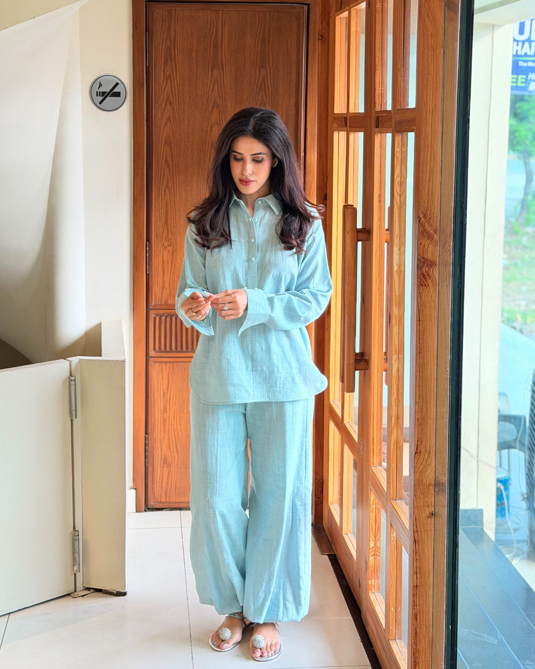 Leon Co-ord set Ice Mint 2 Piece