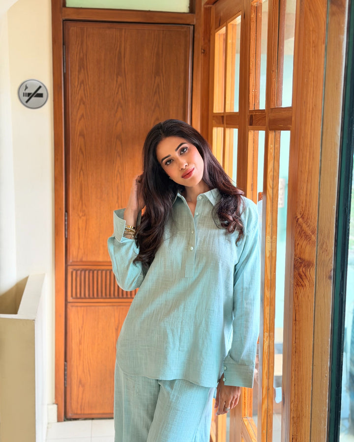 Leon Co-ord set Ice Mint 2 Piece