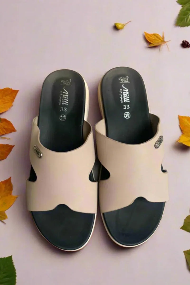 Milli Shoes - Casual Slides - Nude
