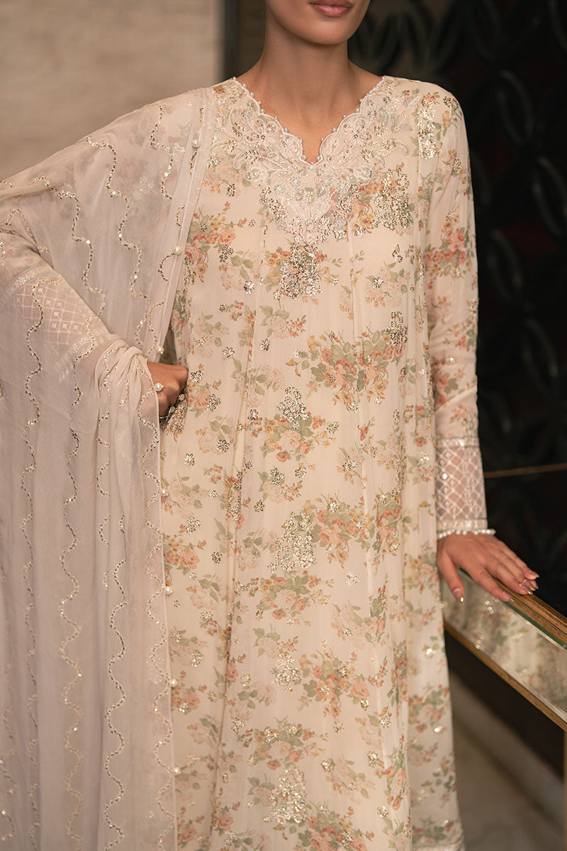 Cross Stitch - CRYSTAL DOVE - Chiffon - 4 Piece - Unstitched