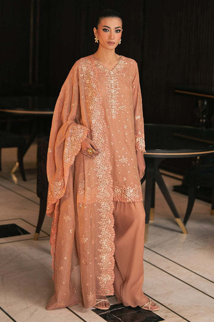 Cross Stitch - RUSTIC DEW - Chiffon - 4 Piece - Unstitched