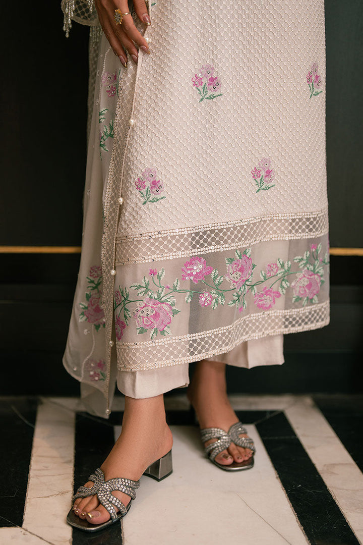 Cross Stitch - LILY BREEZE - Chiffon - 3 Piece - Unstitched