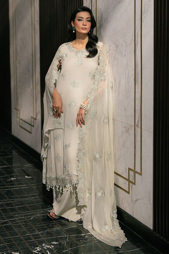 Cross Stitch - PISTACHIO FERN - Chiffon - 4 Piece - Unstitched