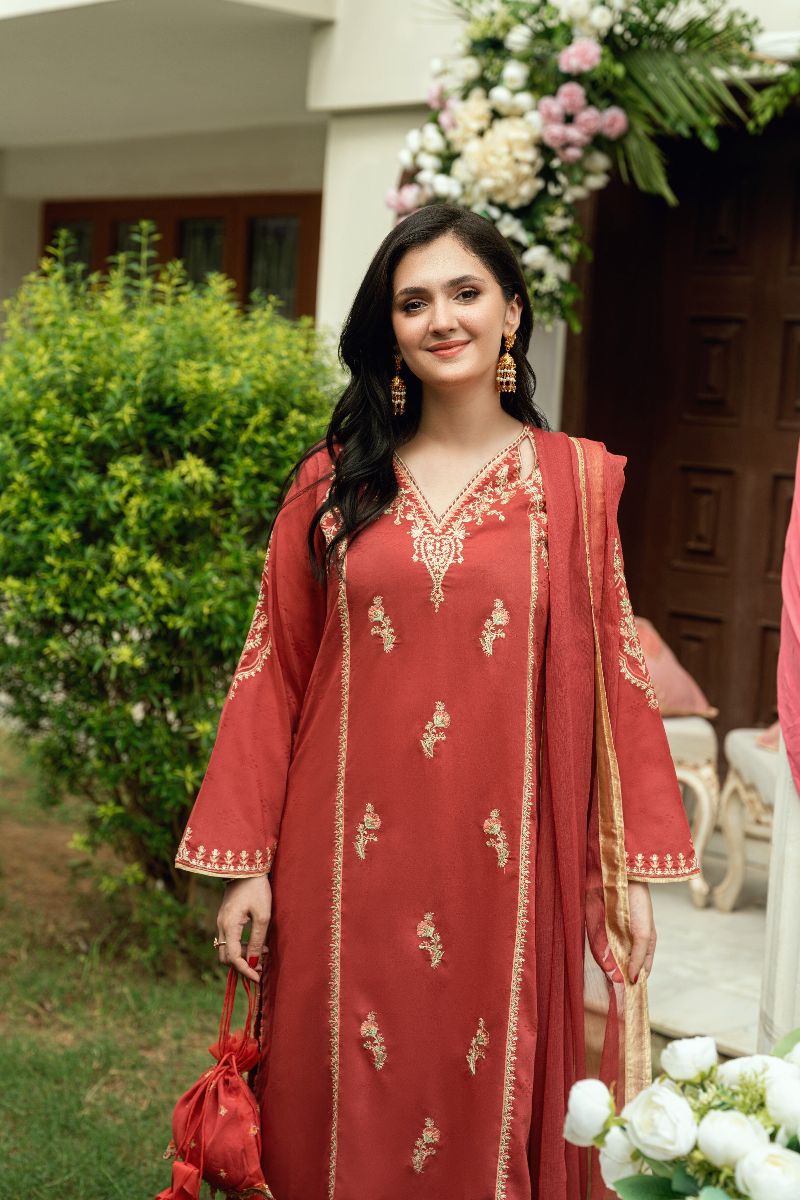 Omal by Komal - Mehrmah - gold maysuri - 3 Piece