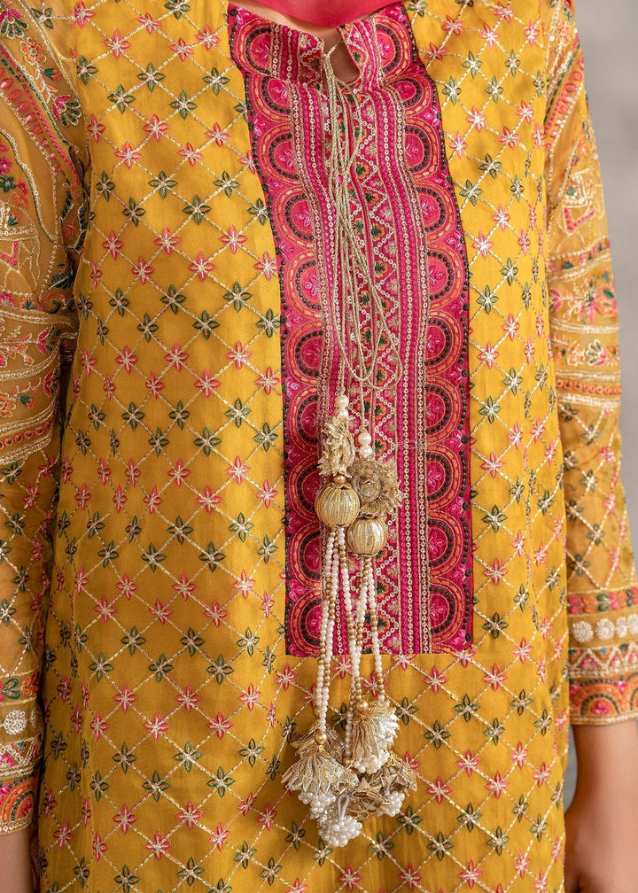Laleen Maize 3 Piece Suit Yellow