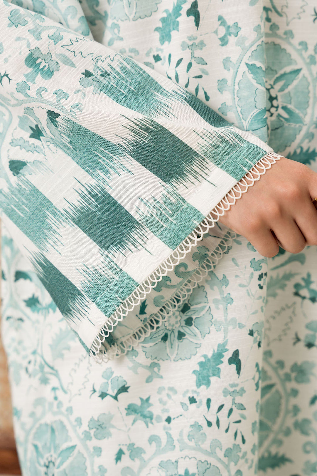 Cross Stitch - Mint Cold - 2 Piece -  Khaddar Printed Suit - Unstitch