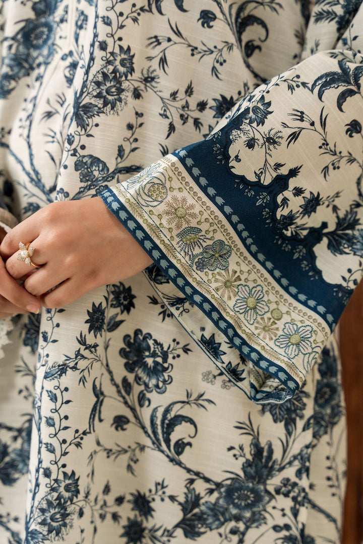 Cross Stitch - Beige Verve - 3 Piece -  Khaddar Printed Suit - Unstitch