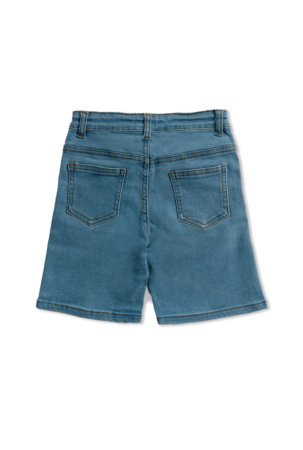 Hummingbirds - Blue Denim Shorts - Blue - 1 Piece