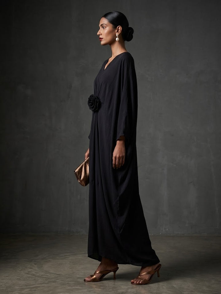 Maheen Khan Eclipse Kaftan Black 1 Piece