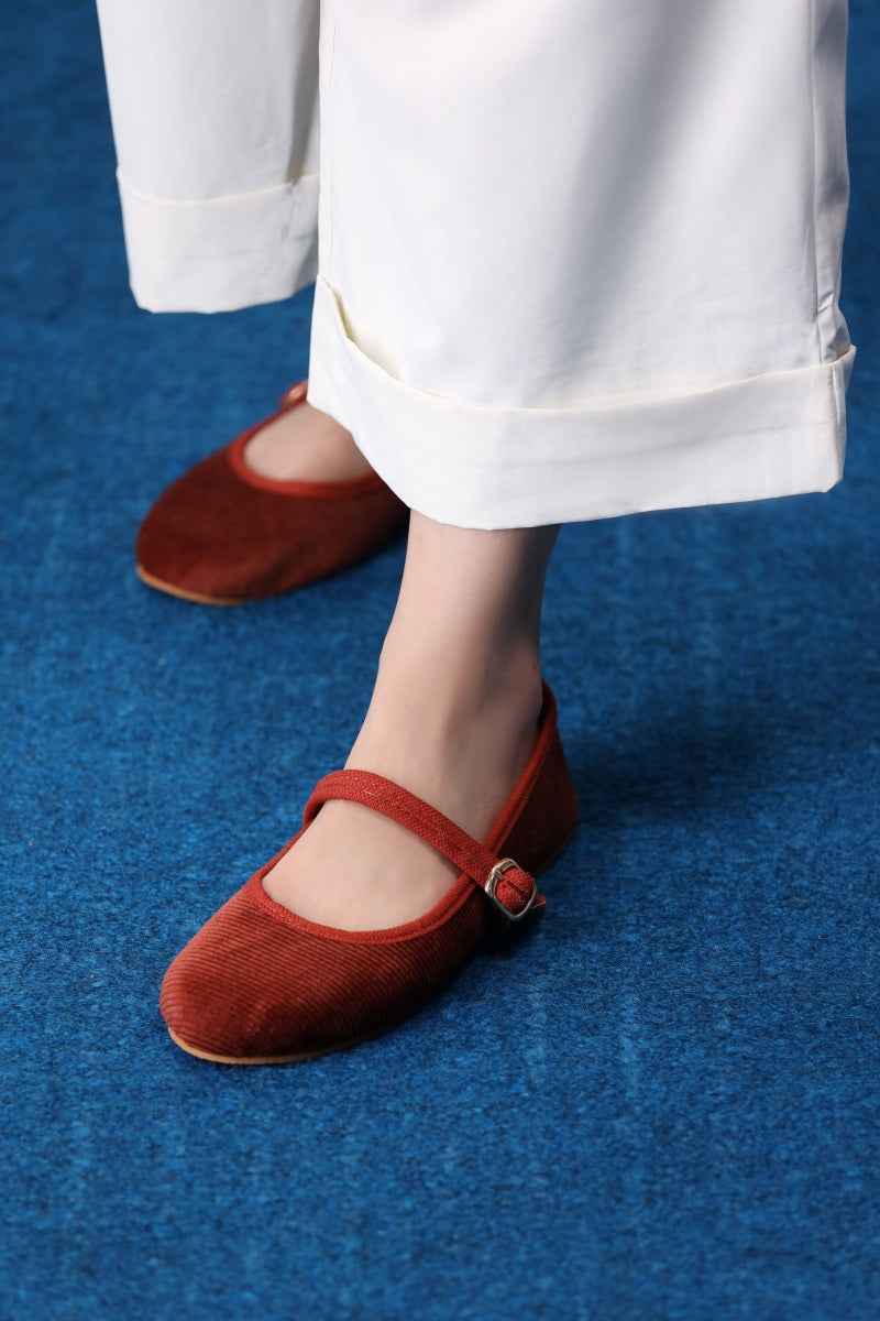 JootiShooti - Ember Corduroy Mary Jane