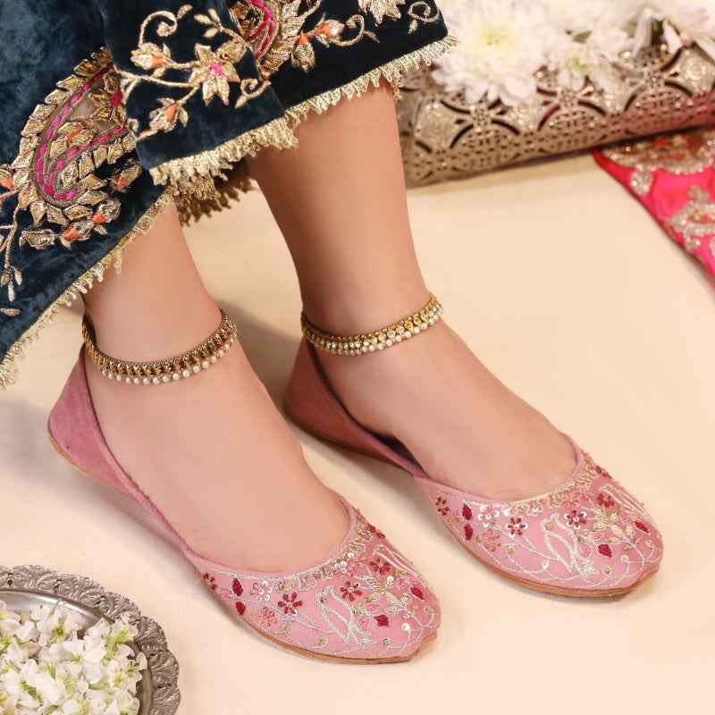 JootiShooti - Birdie Beat (Pink) Khussa For Women