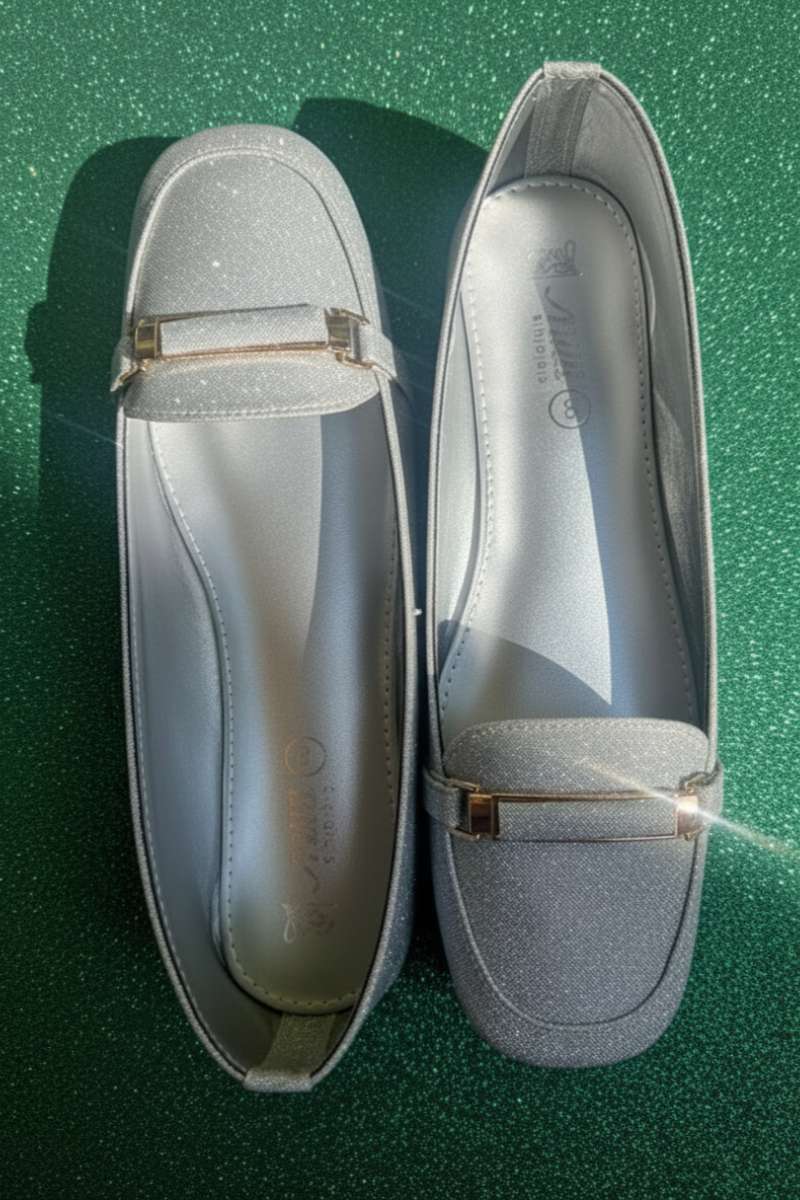 Milli Shoes - Semi Formal Loafers For Women - Silver