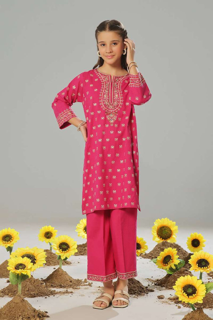 Oaks - Embroidered Pret Shirt Trouser Dobby Aatishi  - 2 Piece