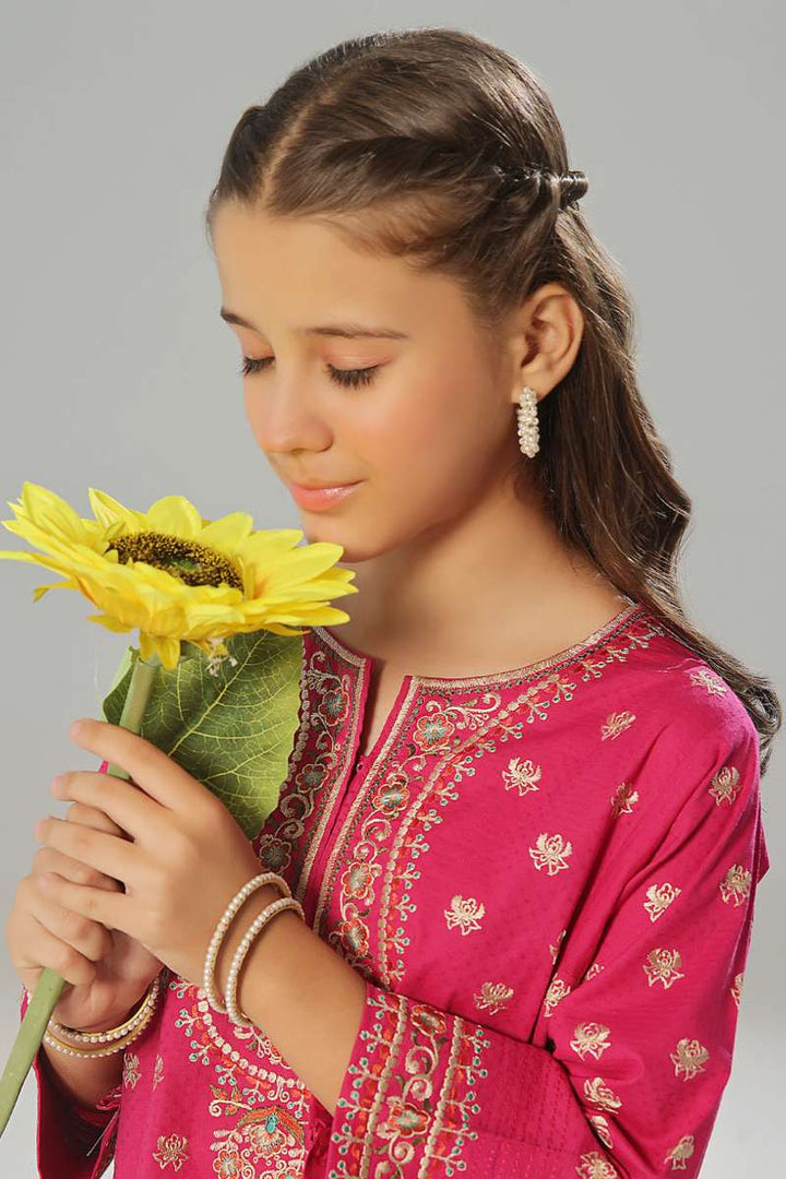 Oaks - Embroidered Pret Shirt Trouser Dobby Aatishi  - 2 Piece