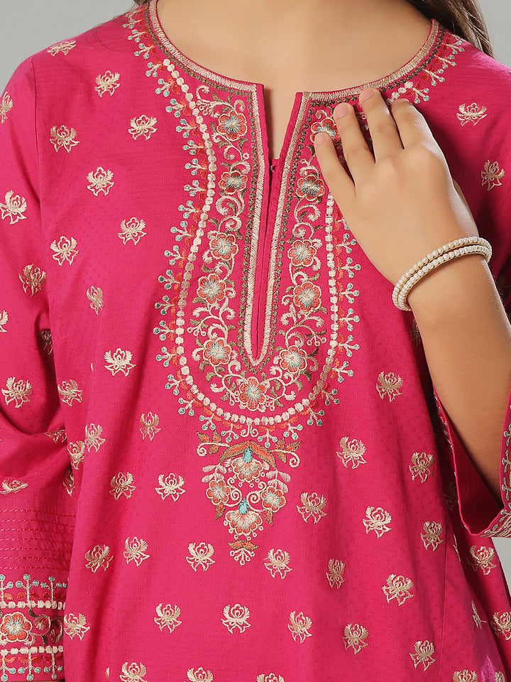 Oaks - Embroidered Pret Shirt Trouser Dobby Aatishi  - 2 Piece