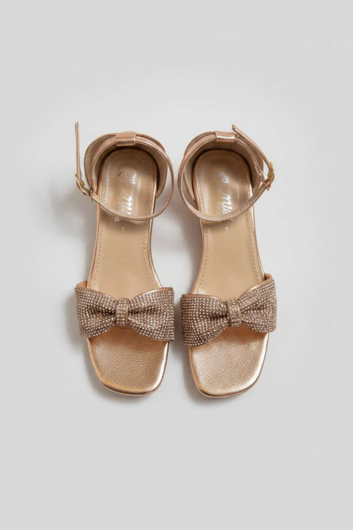 Milli Shoes - Fancy Sandals For Girls - GOLDEN - Studio by TCS