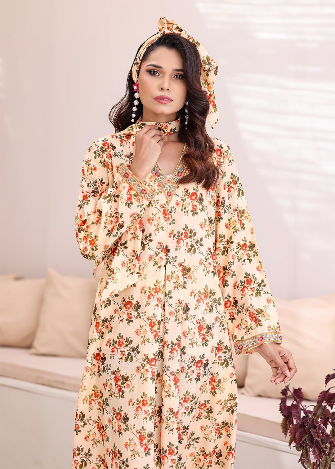 Nawaem Altulle - Hayat - beige - cotton - 1 Piece