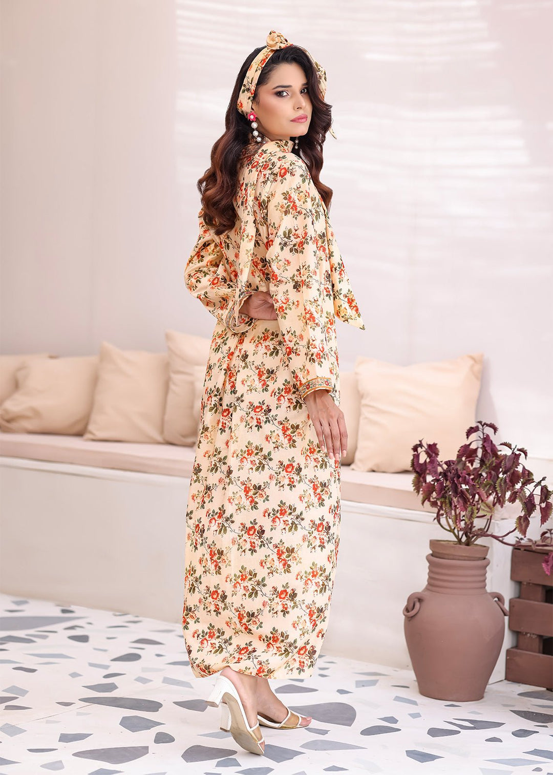 Nawaem Altulle - Hayat - beige - cotton - 1 Piece