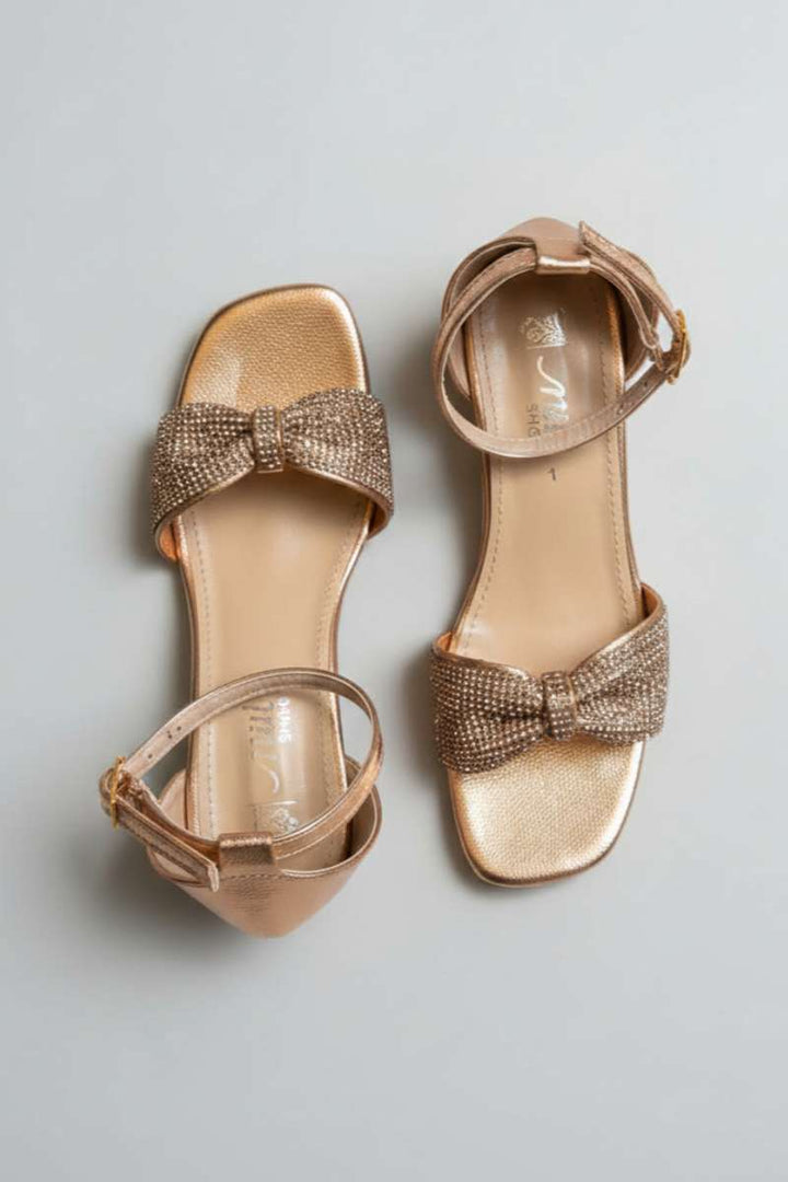 Milli Shoes - Fancy Sandals For Girls - GOLDEN - Studio by TCS