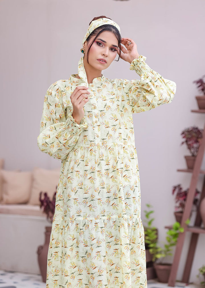 Nawaem Altulle - Lamah - floral - cotton - 1 Piece