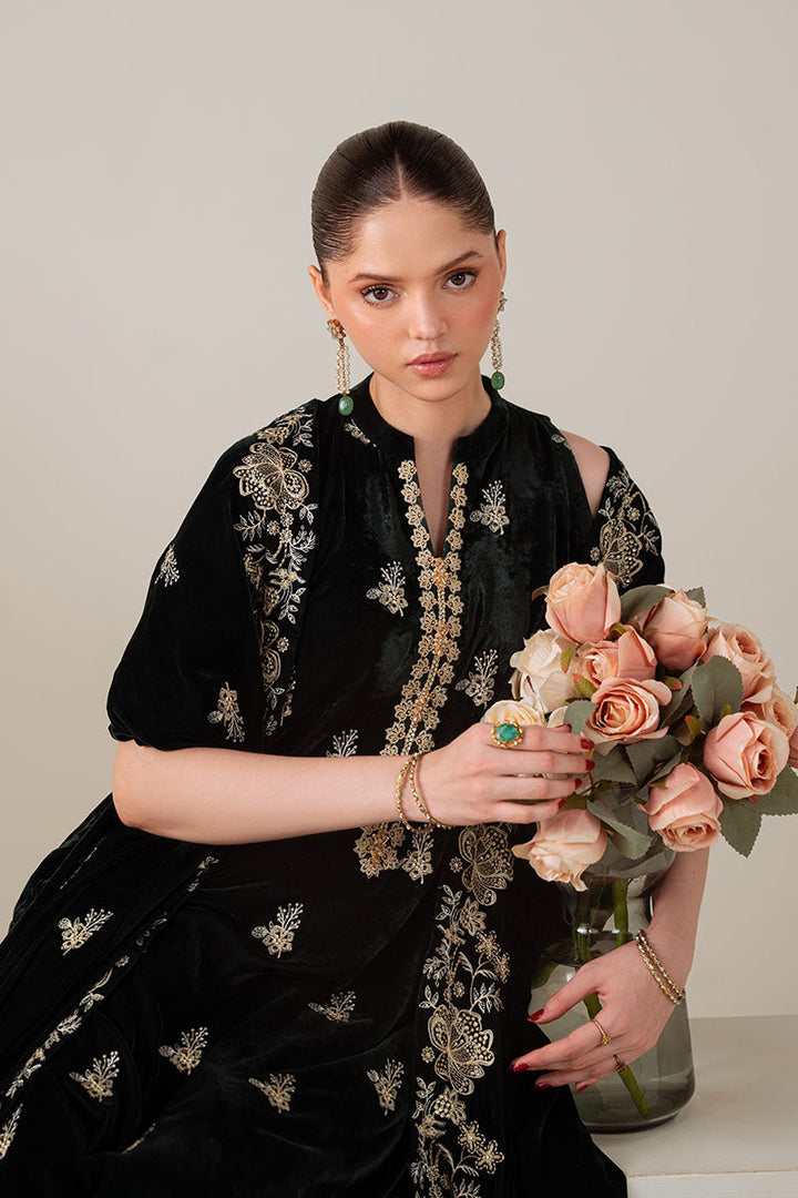 Cross Stitch - VERDANT SPELL - Chiffon - 3 Piece - Unstitched