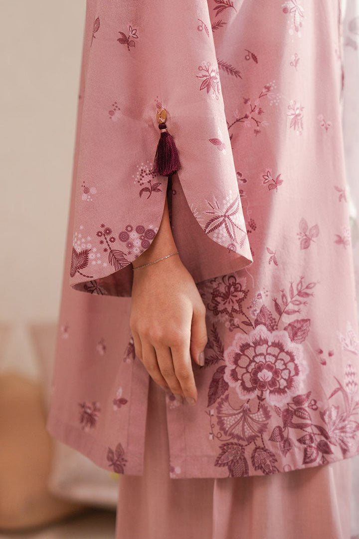 Cross Stitch - Floral Blush Digital Print Lawn Unstitch Suit For Women - 3 Piece