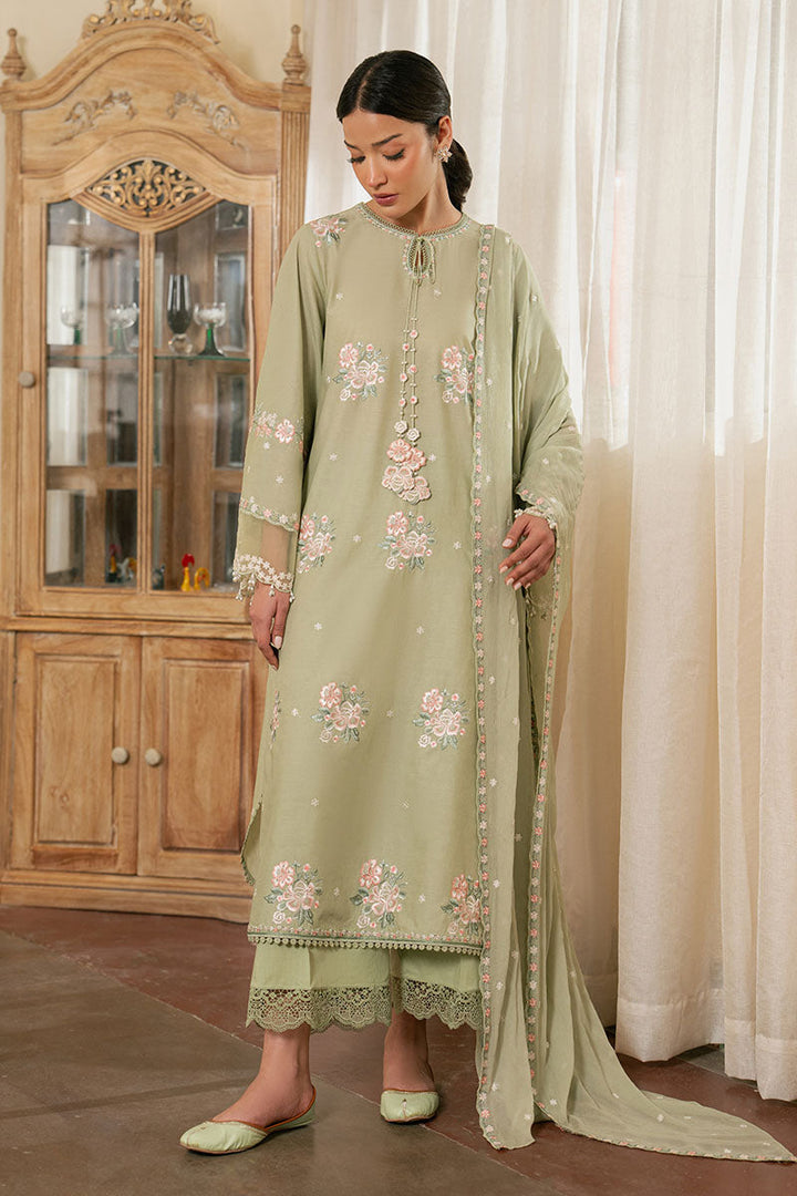Cross Stitch - Lawn Floral Hush Unstitch Suit For Women - 3 Piece