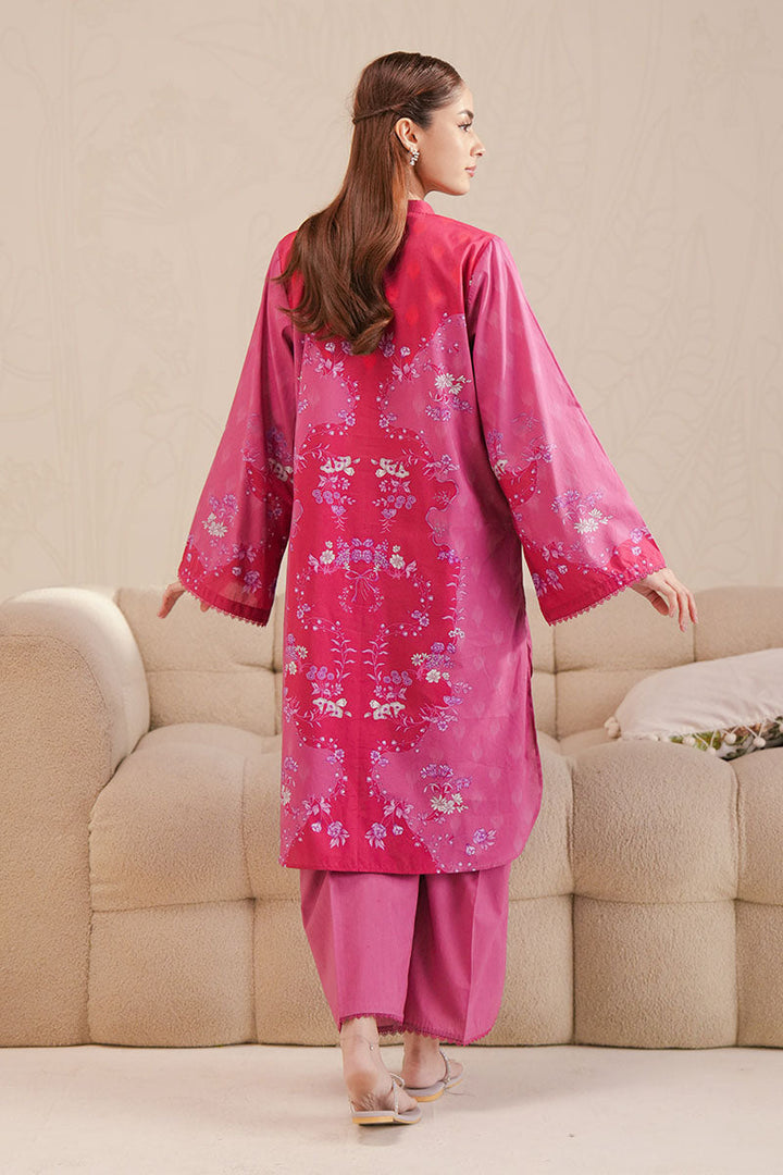 Cross Stitch - Blossom Melody Digital Print Lawn Unstitch Suit For Women - 2 Piece