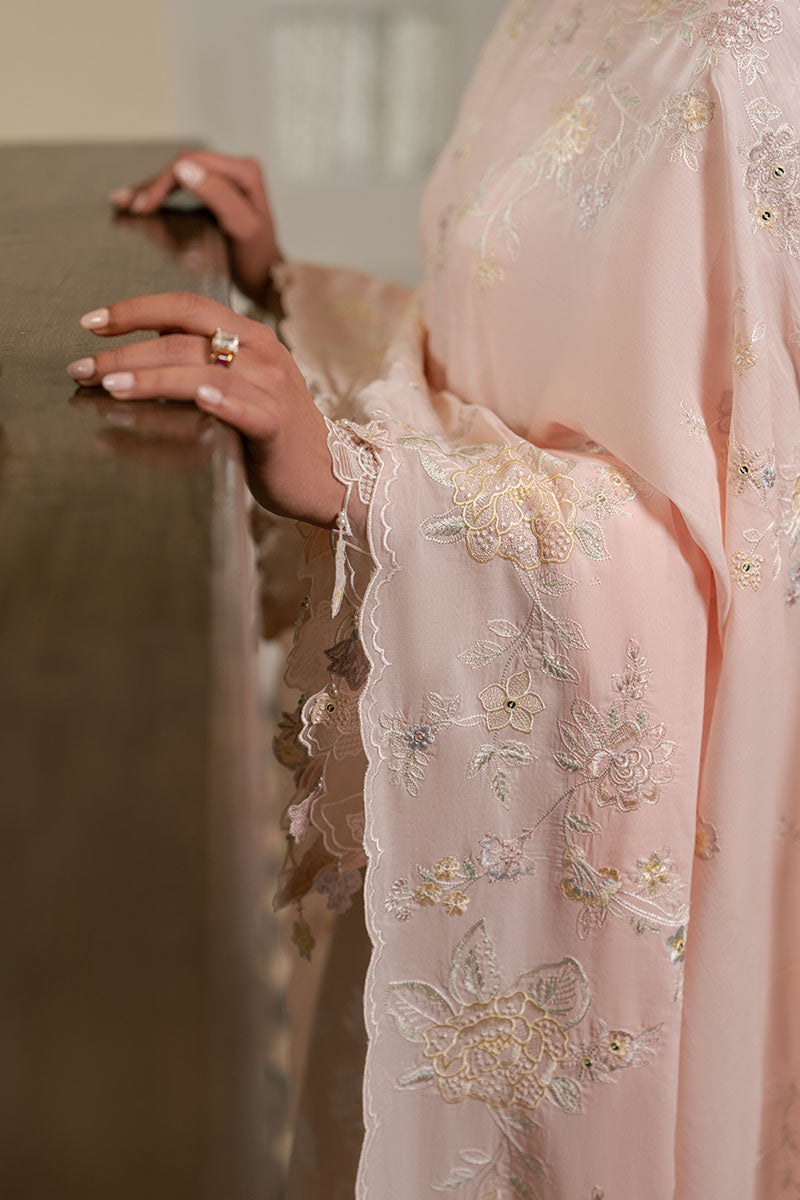 Cross Stitch - Lawn Pastel Melody Unstitch Suit For Women - 3 Piece