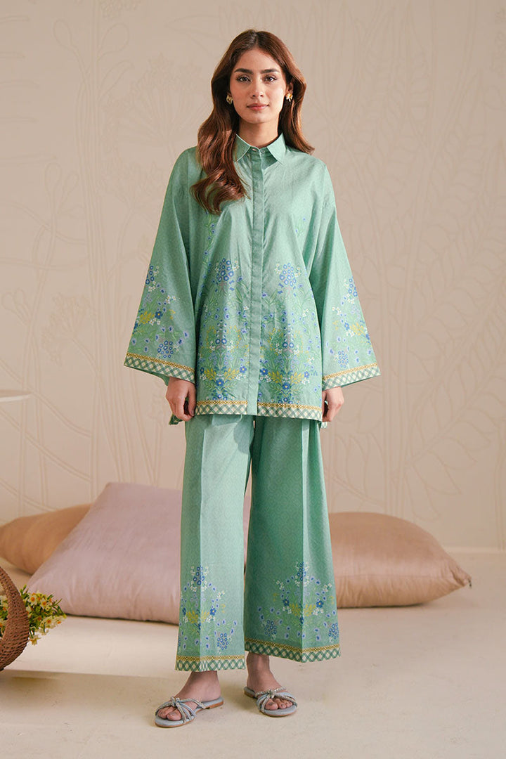 Cross Stitch - Spring Bell Digital Print Lawn Unstitch Suit For Women - 2 Piece
