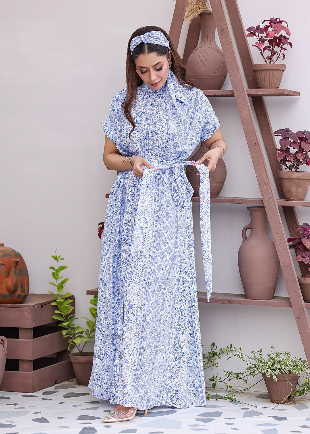 Nawaem Altulle - Naama - blue - cotton - 1 Piece